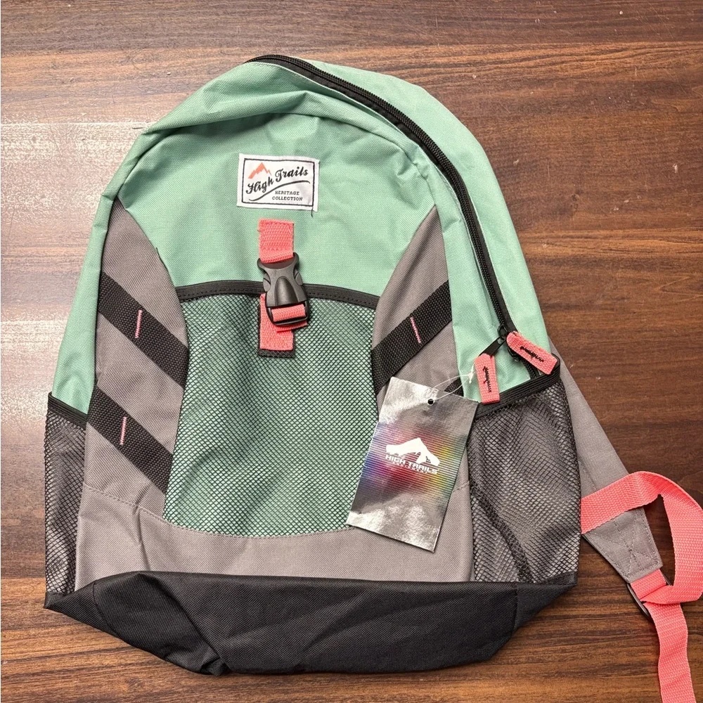 Green and Gray Men's Backpack